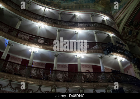 in Details des Amazon Theater (Teatro Amazonas) in Manaus Stadt, Amazonas, Nord-Brasilien. Stockfoto