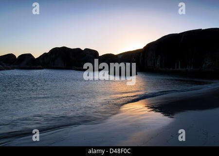 Bucht von Elefant, Elephant Rocks, in der Nähe von Dänemark, William Bay National Park, Süd-West Australien Stockfoto