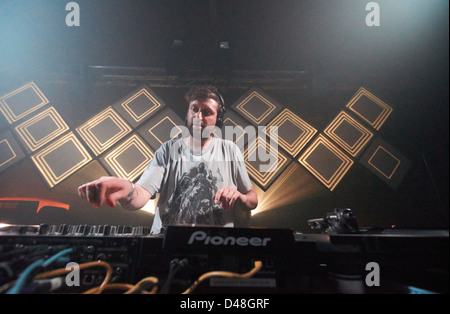 Nachtclub rave Lager Party Club Acid-house Stockfoto