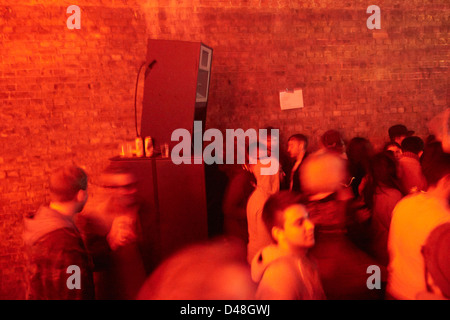 Nachtclub rave Lager Party Club Acid-house Stockfoto
