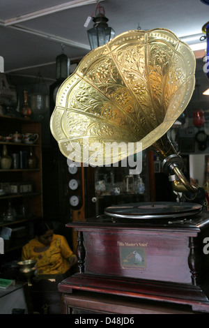 Antiquitäten-Shop in Landour. Stockfoto