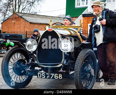 1924 Bugatti T13 Brescia. VSCC Event, Brooklands, Weybridge Surrey uk Stockfoto