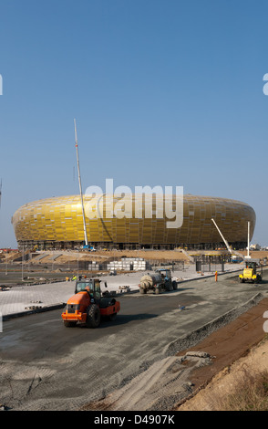 Danzig, Polen, Website der Baltic Arena Danzig Stockfoto