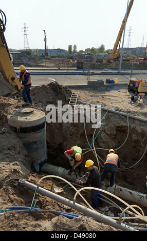 Danzig, Polen, Website der Baltic Arena Danzig Stockfoto