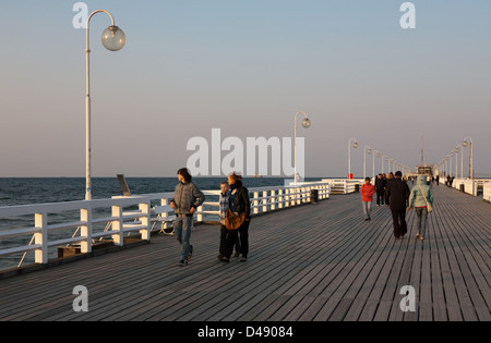 Sopot, Polen, zählt zu den beliebtesten Badeorten in Polen Sopot Stockfoto