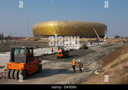 Danzig, Polen, Website der Baltic Arena Danzig Stockfoto