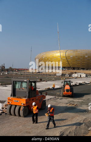 Danzig, Polen, Website der Baltic Arena Danzig Stockfoto