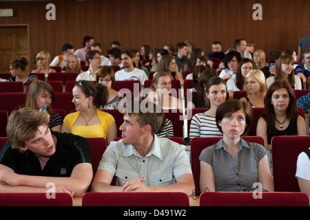 Posen, Polen, die Schüler Europaeistik an der Adam-Mickiewicz-Universität Stockfoto