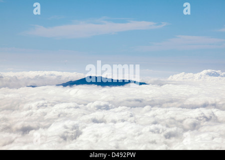 Blick vom Gipfel der Mauna Kea in der Big Island, Hawaii, USA Stockfoto