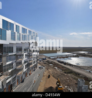 Ansicht. Bjarke Ingels Group, BIG, Bighouse oder 8-Tallet, Kopenhagen 2006-2010 Stockfoto