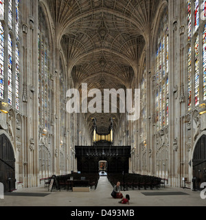 King es College Chapel, Cambridge 1446-1515. Stockfoto