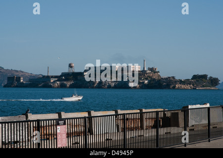 San Francisco, USA, die Gefaengnisinsel Alcatraz Stockfoto