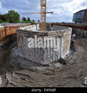 BIG, Bjarke Ingels Group, Søfartsmuseet / Danish maritime Museum, Helsingør, Dänemark 2007-2012 Stockfoto