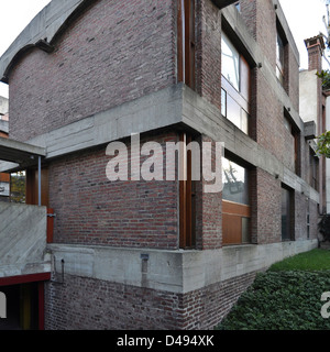 Le Corbusier, Maisons Jaoul, Paris, Paris, Frankreich, 1951-1955. Haus A Stockfoto