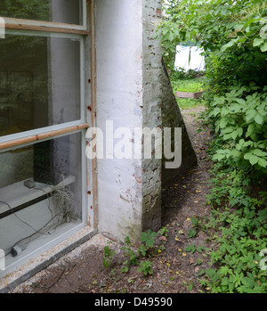 Jørn Utzon & Ib Møgelvang, Architekten: Villa Bille, Ejler Bille Haus und Studio 1954 / 55-Ecke Detail Stockfoto