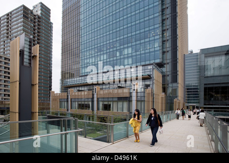 Neue, moderne Tokyo Midtown gemischt genutzten einkaufen, Hotel- und Wohnkomplex in Roppongi, Tokyo, Japan Stockfoto