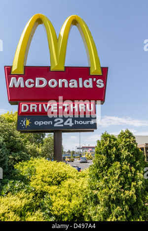 McDonald's-Fastfood-Restaurant in Sunbury, Victoria, Australien Stockfoto