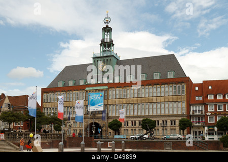 Emden, Deutschland, Emden Rathaus am Delft Stockfoto