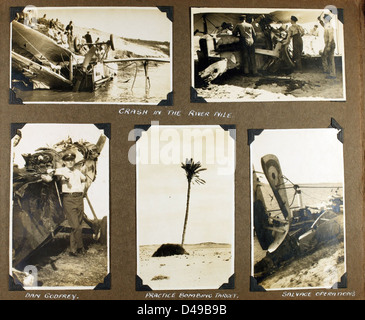 Dieses ganzseitige Foto, aufgenommen von Edwin Newman, zeigt eine RAF-Operation im Nahen Osten. Die Royal Air Force spielte eine wichtige Rolle bei den Operationen des Zweiten Weltkriegs in der Region und führte zahlreiche strategische Missionen durch. Stockfoto