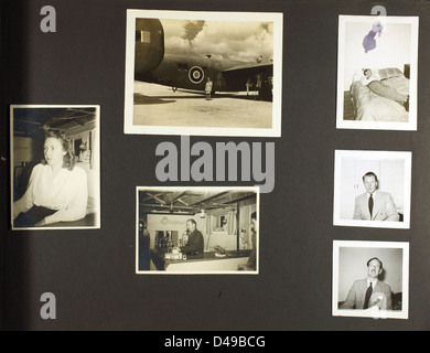 Ein ganzseitiges Foto von Edwin Newman während seines RAF-Dienstes im Irak, das die operative Präsenz der Royal Air Force im Nahen Osten zeigt. Sie spiegelt die militärischen Anstrengungen während dieser Zeit wider. Stockfoto