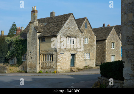 Häuser in der historischen Dorf Lacock, Wiltshire, England UK Stockfoto