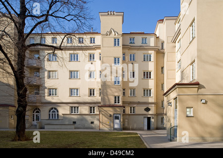 Wien, Österreich, in der 16. Sandleitenhof Wiener Bezirk Ottakring Stockfoto