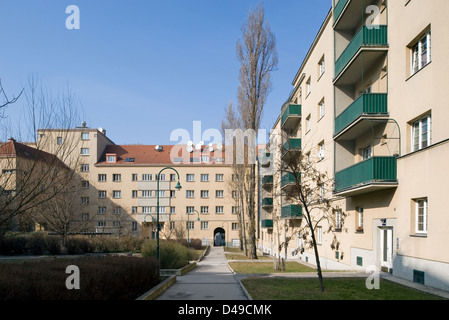 Wien, Österreich, am 4. Mateottihof Wiener Bezirk Margareten Stockfoto