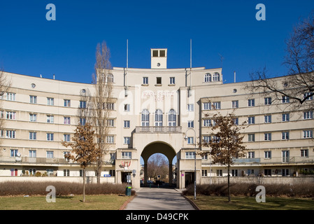 Wie, Österreich, Karl Seitz im Bezirk 21-Hof in Wien-Floridsdorf Stockfoto