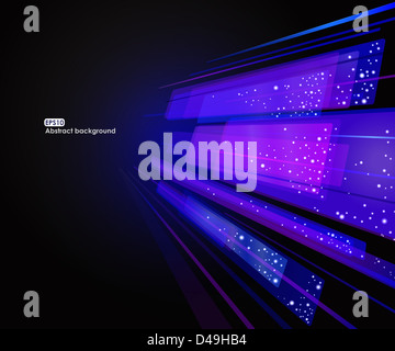 Abstrakte glühende EPS10 Hintergrund Stockfoto