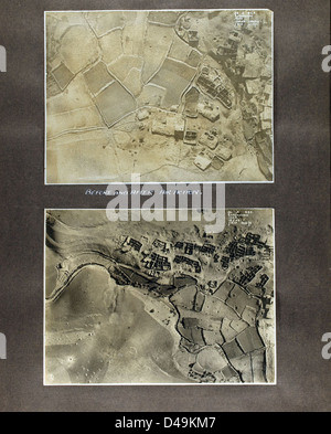 Dieses ganzseitige Foto von Edwin Newman zeigt die Kairoer Wüste, ein bedeutender Ort während des Zweiten Weltkriegs. Es unterstreicht die strategische Bedeutung der Region im Nahen Osten, wo die RAF eine entscheidende Rolle bei Operationen spielte. Stockfoto