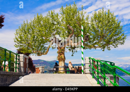 Arona, Lago Maggiore, Italien Stockfoto