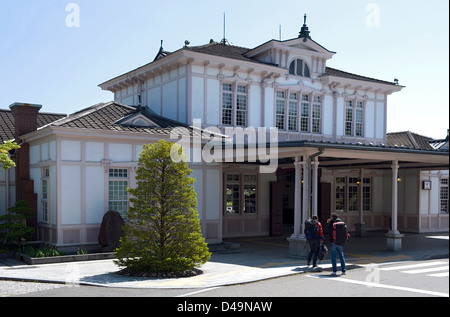 Japan National Railway Station in Nikko, entworfen vom amerikanischen Architekten Frank Lloyd Wright, Tochigi, Japan Stockfoto