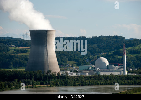 Leibstadt, Schweiz, Kernkraftwerk Leibstadt Stockfoto