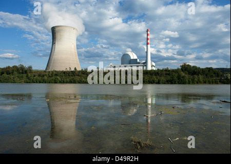 Leibstadt, Schweiz, Kernkraftwerk Leibstadt Stockfoto