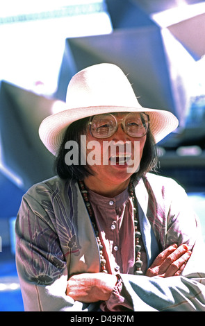 Japanische amerikanische Bildhauer, Ruth Asawa Stockfoto