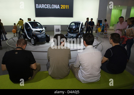 Barcelona, Spanien, der Internationalen Automobilausstellung in Barcelona Stockfoto