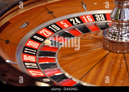 Berlin, Deutschland, Roulette spielen Stockfoto