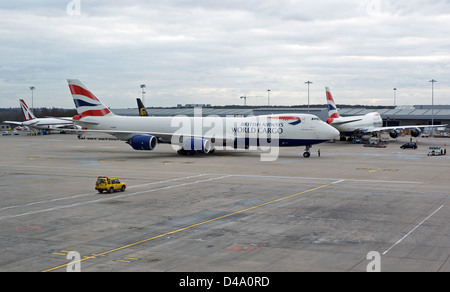 British Airways World Cargo Boeing 747 Stockfoto