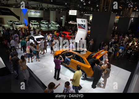 Barcelona, Spanien, der Internationalen Automobilausstellung in Barcelona Stockfoto