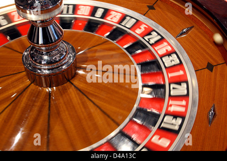 Berlin, Deutschland, Roulette spielen Stockfoto