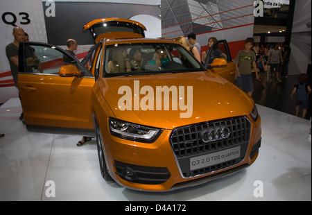 Barcelona, Spanien, der Internationalen Automobilausstellung in Barcelona Stockfoto