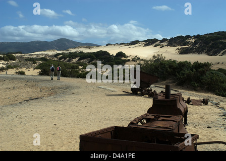 Ingurtosu, Italien, Naturschutzgebiet in Sardinien Costa Verde Stockfoto