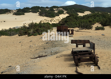 Ingurtosu, Italien, Naturschutzgebiet in Sardinien Costa Verde Stockfoto