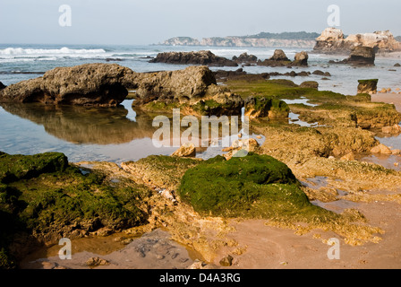 Praia da Rocha Strand am Atlantik im Süden Portugals Algarve Stockfoto