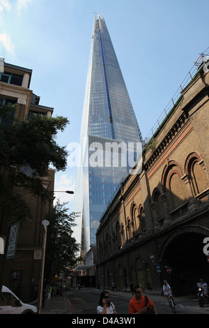Die Scherbe von Renzo Piano ist ein 95-geschossiges Hochhaus im Zentrum von London. Stockfoto