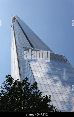 Die Scherbe von Renzo Piano ist ein 95-geschossiges Hochhaus im Zentrum von London. Stockfoto