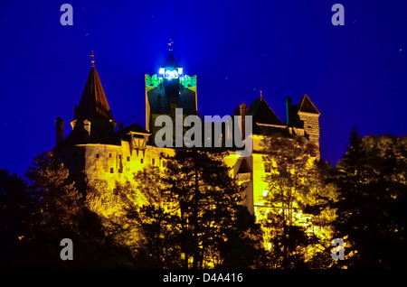 Schloss Bran - Graf Dracula Schloss, Rumänien, der mythische Ort, von wo die Legende von Dracula entstanden Stockfoto