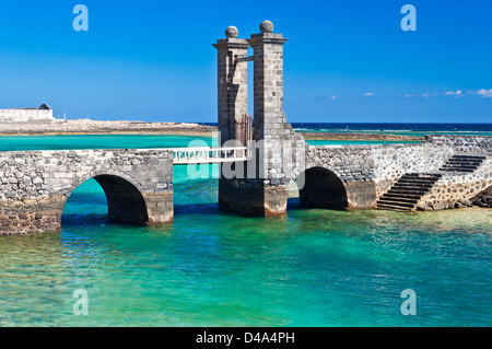 Architektonische Details in Arrecife, Lanzarote Stockfoto