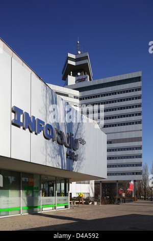 Berlin, Deutschland, Heimat der RBB-Radio auf dem Theodor-Heuss-Platz Stockfoto