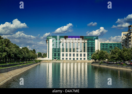 Nationalbibliothek Bukarest Stockfoto
